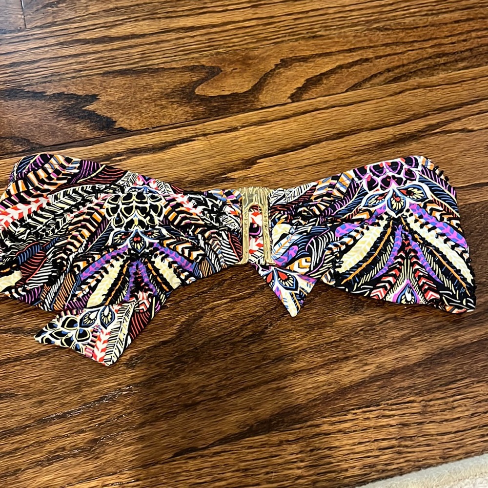 Ondademar bandeau bikini top - beaded